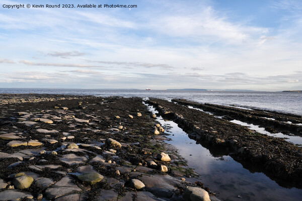 Lavernock point coast Picture Board by Kevin Round
