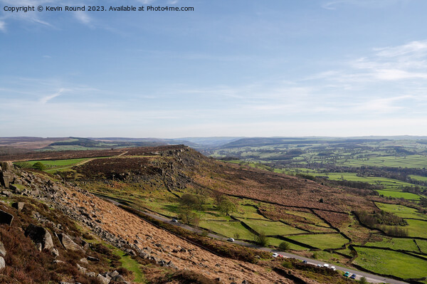 View for Curbar Edge Picture Board by Kevin Round