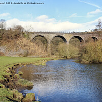 Buy canvas prints of River Wye at Monsal Head by Kevin Round