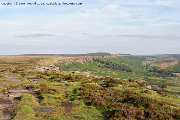 Stanage Edge High Neb Picture Board by Kevin Round