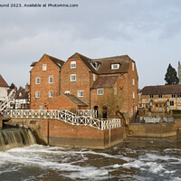 Buy canvas prints of Abbey Mill Tewkesbury by Kevin Round