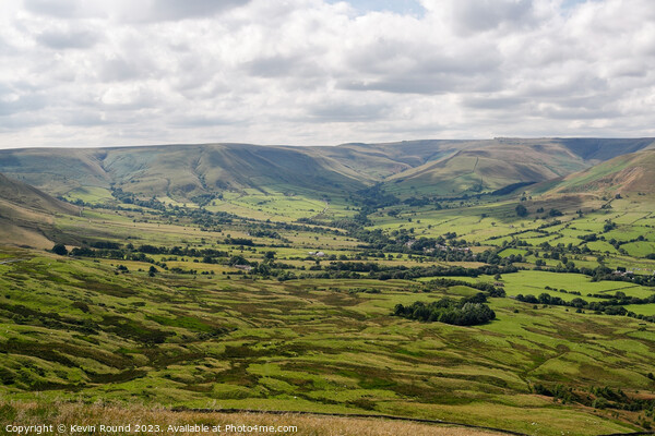 Vale of Edale Picture Board by Kevin Round