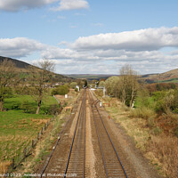Buy canvas prints of Edale railway by Kevin Round