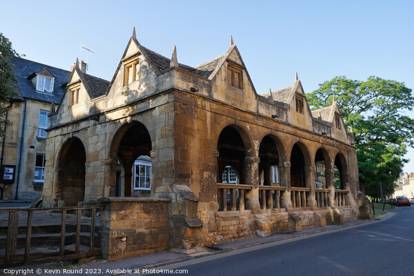 Chipping Campden Market Hall Picture Board by Kevin Round