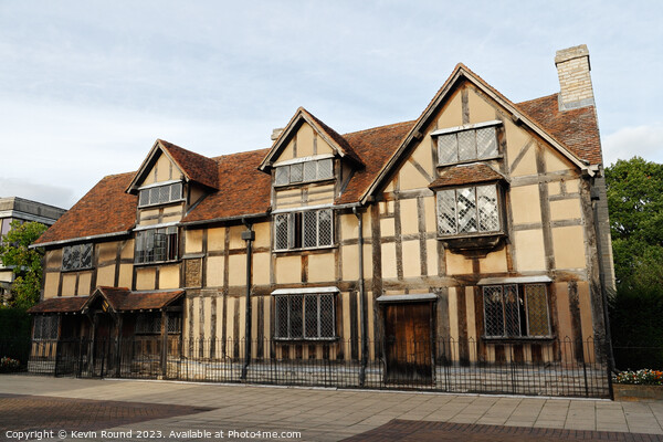 Shakespeare's Birthplace Picture Board by Kevin Round
