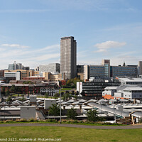 Buy canvas prints of Sheffield skyline panorama by Kevin Round