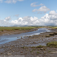 Buy canvas prints of Loughor estuary at Low tide by Kevin Round