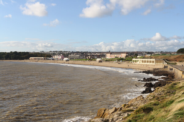 Barry Island Beach Picture Board by Kevin Round