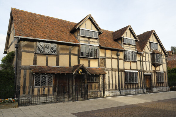 Shakespeare's Birthplace left Picture Board by Kevin Round
