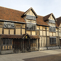 Buy canvas prints of Shakespeare's Birthplace left by Kevin Round