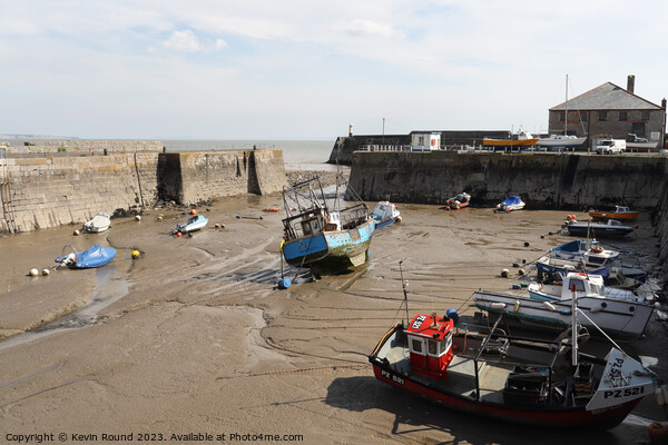 Porthcawl tidal harbour Picture Board by Kevin Round