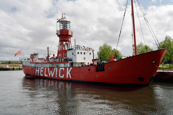 Helwick Lightship Cardiff Picture Board by Kevin Round