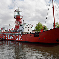Buy canvas prints of Helwick Lightship Cardiff by Kevin Round