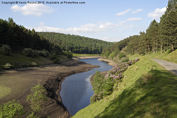  Howden Reservoir in the Peak Distrct Picture Board by Kevin Round