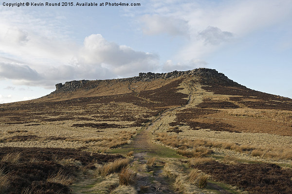  Higger Tor Peak District Picture Board by Kevin Round