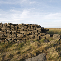 Buy canvas prints of  Dry Stone Wall by Kevin Round