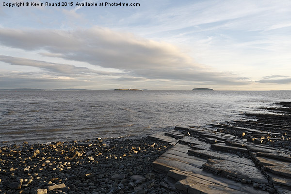  Lavernock Point Picture Board by Kevin Round
