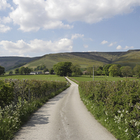 Buy canvas prints of Edale Vale Derbyshire by Kevin Round