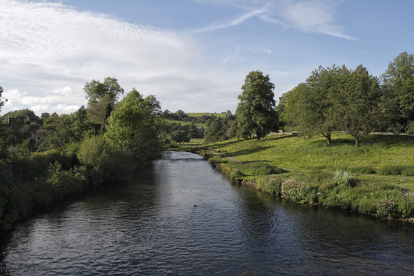 River Wye Bakewell Picture Board by Kevin Round
