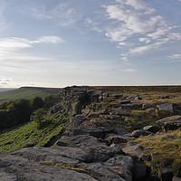 Buy canvas prints of Stanage Edge Outdoors by Kevin Round