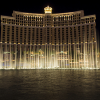 Buy canvas prints of  Belagio Fountain Las Vegas USA by Super Jolly