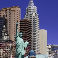Buy canvas prints of Statue of Liberty, Las Vegas, USA by Super Jolly
