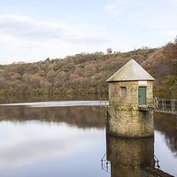 Buy canvas prints of  Swiss Valley reservoir by Peter McIlroy