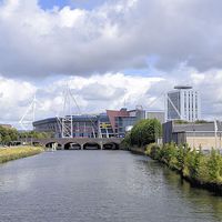 Buy canvas prints of  Millennium Stadium by Peter McIlroy