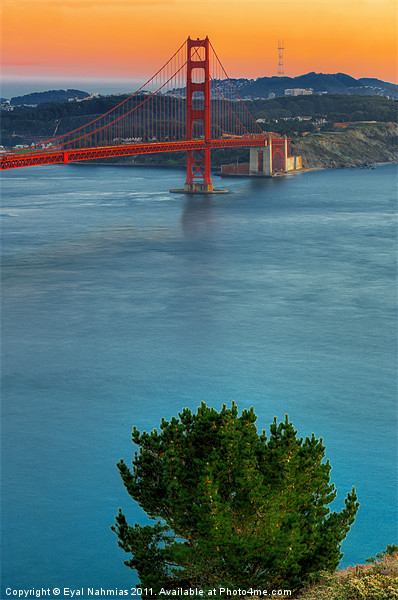 Golden Gate bridge Picture Board by Eyal Nahmias