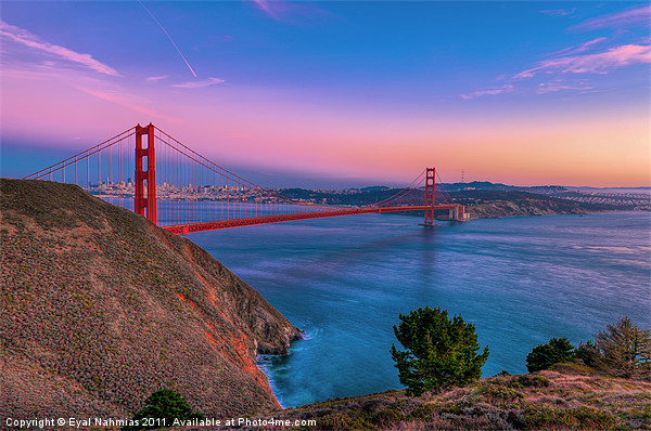 Golden Gate Bridge & the San Francisco Bay Picture Board by Eyal Nahmias