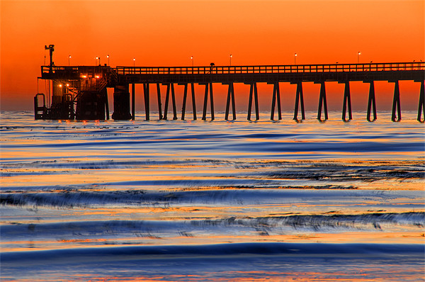 Bacara Pier, Goleta , California Picture Board by Eyal Nahmias