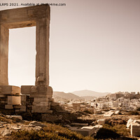 Buy canvas prints of Temple Of Apollo, Naxos by Jo Sowden