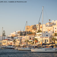 Buy canvas prints of Evening Light, Naxos island by Jo Sowden