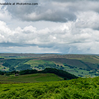 Buy canvas prints of Hope Valley, from Owler Tor by Jo Sowden