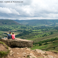 Buy canvas prints of the View from Back Tor, The Peak District by Jo Sowden