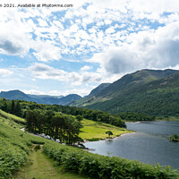 Buy canvas prints of Crummock Water, the Lake District by Jo Sowden