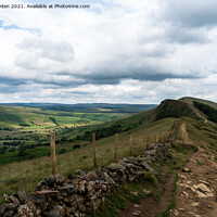 Buy canvas prints of The Great Ridge, The Peak District by Jo Sowden