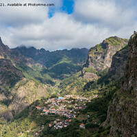 Buy canvas prints of The Nuns Valley, Madeira by Jo Sowden