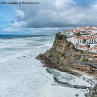 Buy canvas prints of Azenhas Do Mar, Sintra, Portugal by Jo Sowden