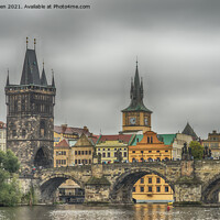 Buy canvas prints of Prague Cityscape by Jo Sowden