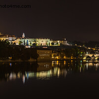 Buy canvas prints of Prague at Night by Jo Sowden