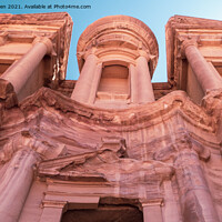 Buy canvas prints of The Monastery, Petra, Jordan by Jo Sowden