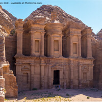 Buy canvas prints of Monastery, Petra, Jordan by Jo Sowden