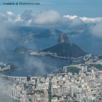 Buy canvas prints of Sugar Loaf , Rio de Janeiro by Jo Sowden