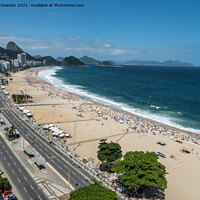 Buy canvas prints of Copacabana Beach by Jo Sowden