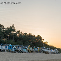 Buy canvas prints of Wells Beach Huts (2) by Jo Sowden