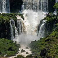 Buy canvas prints of Iguazu Falls, South America (2) by Jo Sowden