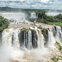 Buy canvas prints of Iguazu Falls, South America (5) by Jo Sowden