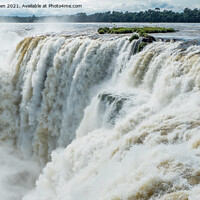 Buy canvas prints of Iguazu Falls, South America (7) by Jo Sowden