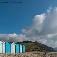 Buy canvas prints of Charmouth Beach by Jo Sowden
